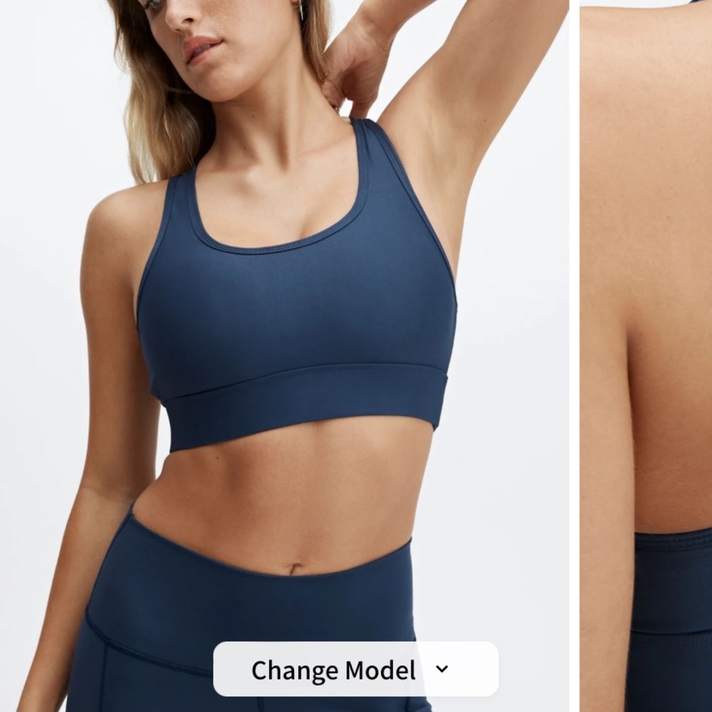 On the go medium impact bra